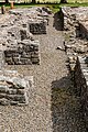 Remains of Birdoswald Roman Fort in Hadrian's Wall in the United Kingdom.