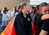 Deutsch: Beachhandball Weltmeisterschaften 2022; Tag 6: 26. Juli 2022 – Frauen, Finale, Spanien-Deutschland 0:2 (14:15, 20:22) English: 2022 Beach handball World Championships; Day 6: 26 July – Women Final – Spain-Germany 0:2 (14:15, 20:22)