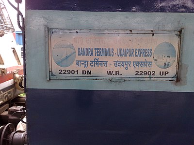 Bandra Terminus–Udaipur Superfast Express