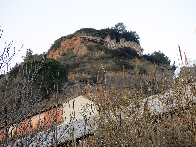 File:26 Castell d'Esparreguera, des de la Colònia Sedó.JPG