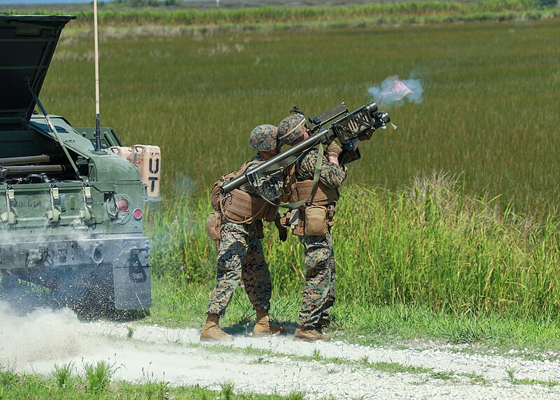 File:2nd LAAD Marines fire an FIM-92 Stinger.jpg