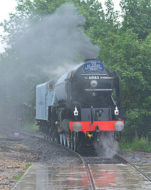 Tornado in steam at Darlington Locomotive Works, 8 August 2008