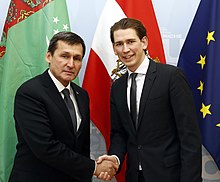 Meeting of Ministers of Foreign Affairs of Turkmenistan and Austria AM Turkmenistan (12840371845).jpg