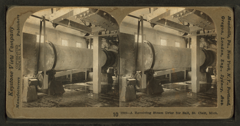 File:A revolving steam drier for salt, St. Clair, Mich, from Robert N. Dennis collection of stereoscopic views.png