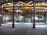 Former engine shed (remains of the original Midland Region Railway Station) A round table in a round house - geograph.org.uk - 1585906.jpg