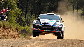 Ламброс Атанассулас на ралли WRC Acropolis