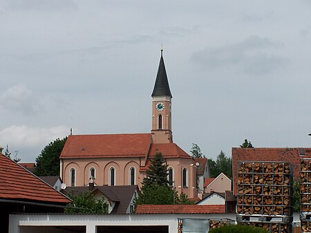 Adlhausen Kirchstraße 4 Kirche Mariä Himmelfahrt