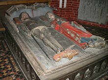 Grave of King Albert of Sweden in Doberan Minster