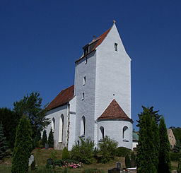 Kirche Ludwigsdorf (Neiße), Ansicht von Südwesten