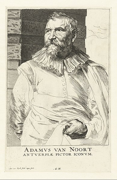 File:Anthony van Dyck - Portrait of Adam van Noort.jpg