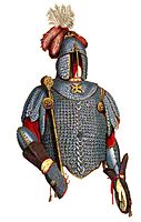 The scale armour (karacena) of John III Sobieski. This type of armour was a uniquely Polish development, although its usage was restricted to the elite.