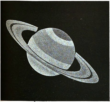 Fig. 13 : Saturne en septembre 1909 (Fr. Le Coultre)