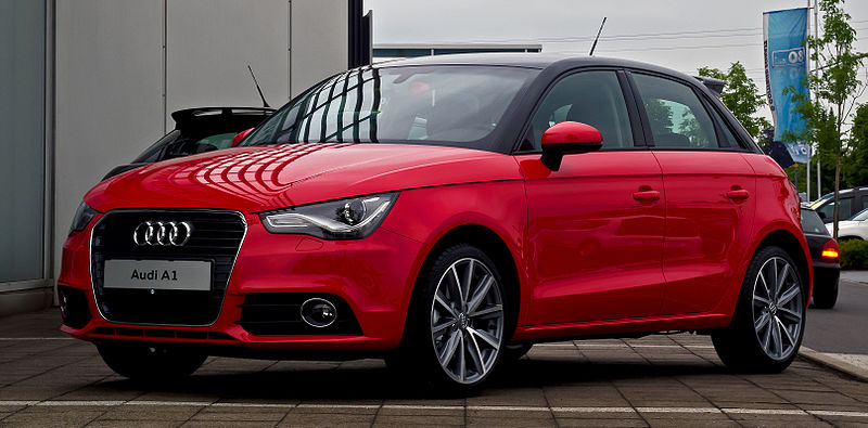 File:Audi A1 Sportback 1.4 TFSI Ambition – Frontansicht, 13. Juni 2012, Velbert.jpg