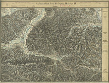 Das Gebiet von Arnfels um das Jahr 1879 (Aufnahmeblatt der 3. Landesaufnahme)