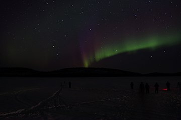 Aurora borealis (Inarijärvi)
