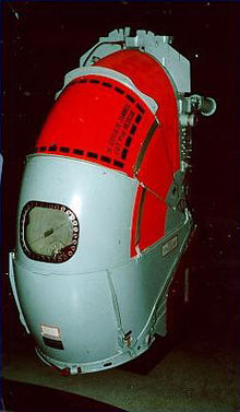 The escape capsule of a Convair B-58 Hustler B-58A Escape capsule.jpg