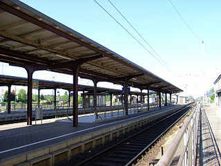 <span class="mw-page-title-main">Hoyerswerda station</span> Railway station in Hoyerswerda, Germany