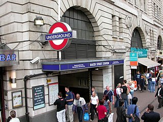 Baker Street tube station London Underground station