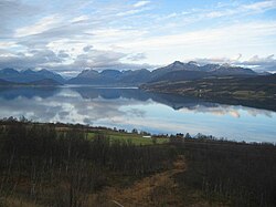 Udsigt over Balsfjorden