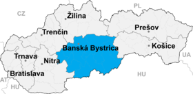 Localisation de Banská Bystrica