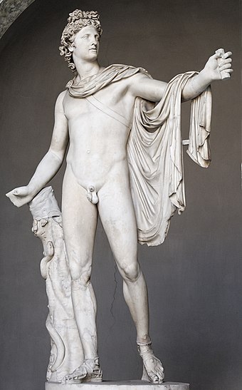 Winckelmann saw the Apollo Belvedere as embodying a Greek ideal