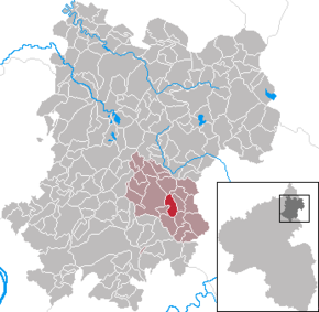 Poziția Berod bei Wallmerod pe harta districtului Westerwaldkreis