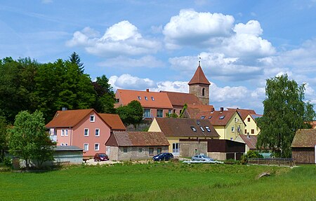Bertholdsdorf mit Kirche