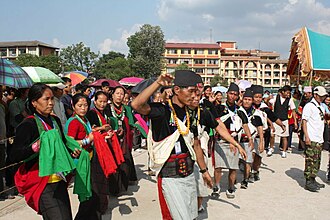 Bhume Naach is the festival celebrated by Kham People in Nepal Bhume Naach in Nepal.jpg