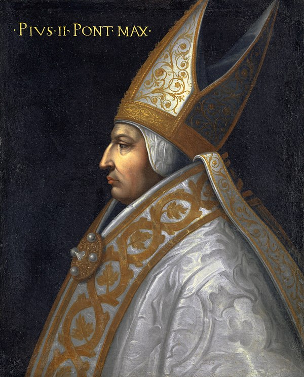 Pius II by Cristofano dell'Altissimo.