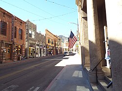 View of Bisbee’s Main Street.