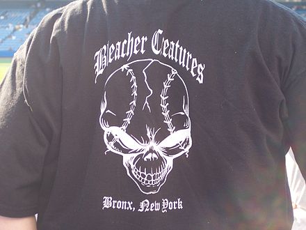 A shirt worn by a number of Bleacher Creatures