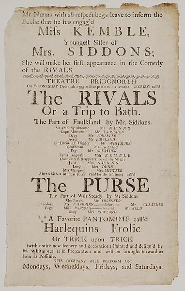 1795 playbill