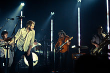 Bon Iver performing in Stockholm, Sweden (2011)