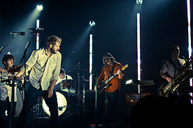 בון איבר בהופעה בסטוקהולם, 2011