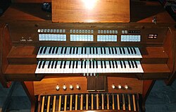 Consolle organo Regis 1955