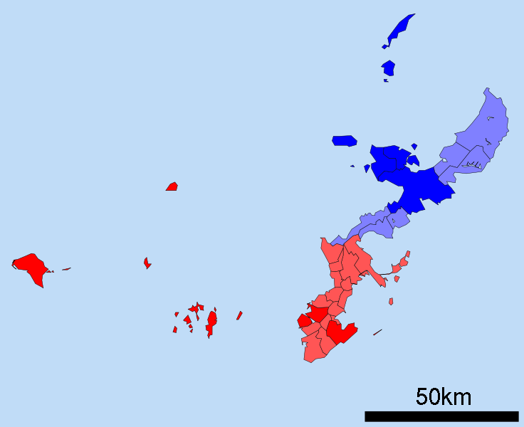 پرونده:Boundaries of the Okinawan Languages.svg