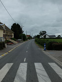 Boursin (Pas-de-Calais) - Rue de la mairie - 2.JPG