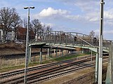 Lübeck, Brücke über die Vogelfluglinien im Rahmen "Rodenkoppel"