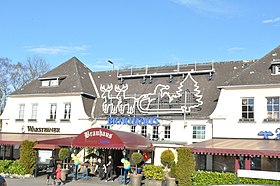 Station building, today a restaurant