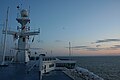 Français : Passerelle de commandement et Identité du trans-Manche le Normandie du Brittany Ferries, Pont héliport
