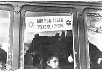 Трамвай „само за юдеи“ в гетото