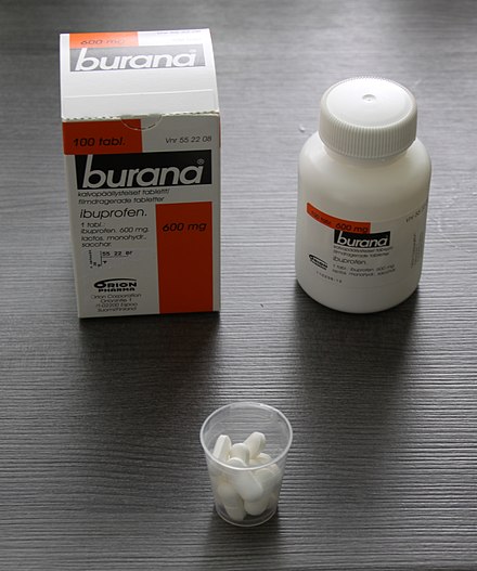 Burana 600 mg – ibuprofen package