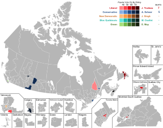 <span class="mw-page-title-main">By-elections to the 42nd Canadian Parliament</span> 2015–2019 elections for vacant seats