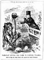 Caricature; Faraday giving his card to Father Thames. Wellcome M0012507.jpg