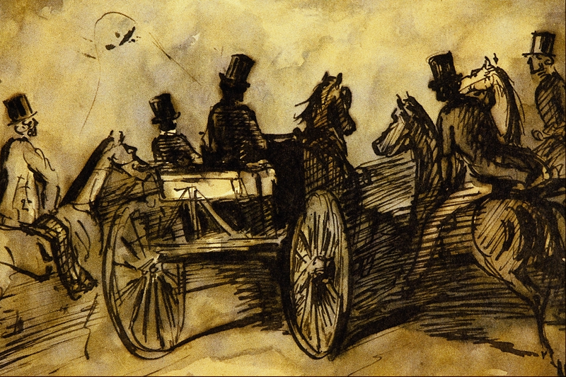File:Carriage and Three Gentlemen on... - Constantin Guys.png