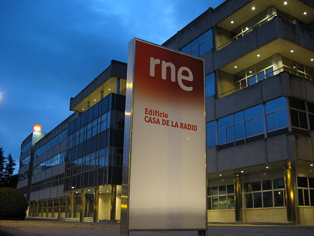 RNE's central studios, Casa de la Radio (Radio House) at Prado del Rey, Pozuelo de Alarcón (Madrid).