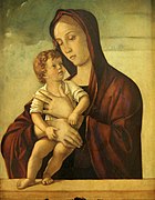 . „Мадона с младенеца“, 1475.Кастелвекио