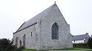 La chapelle de Saint-Eutrope (vue de derrière) à Allaire dans le Morbihan.