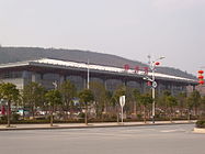 Chenzhoun läntinen rautatieasema.