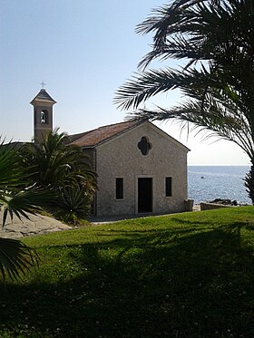 A Saint-Ampelio-templom (Bordighera) cikk illusztráló képe